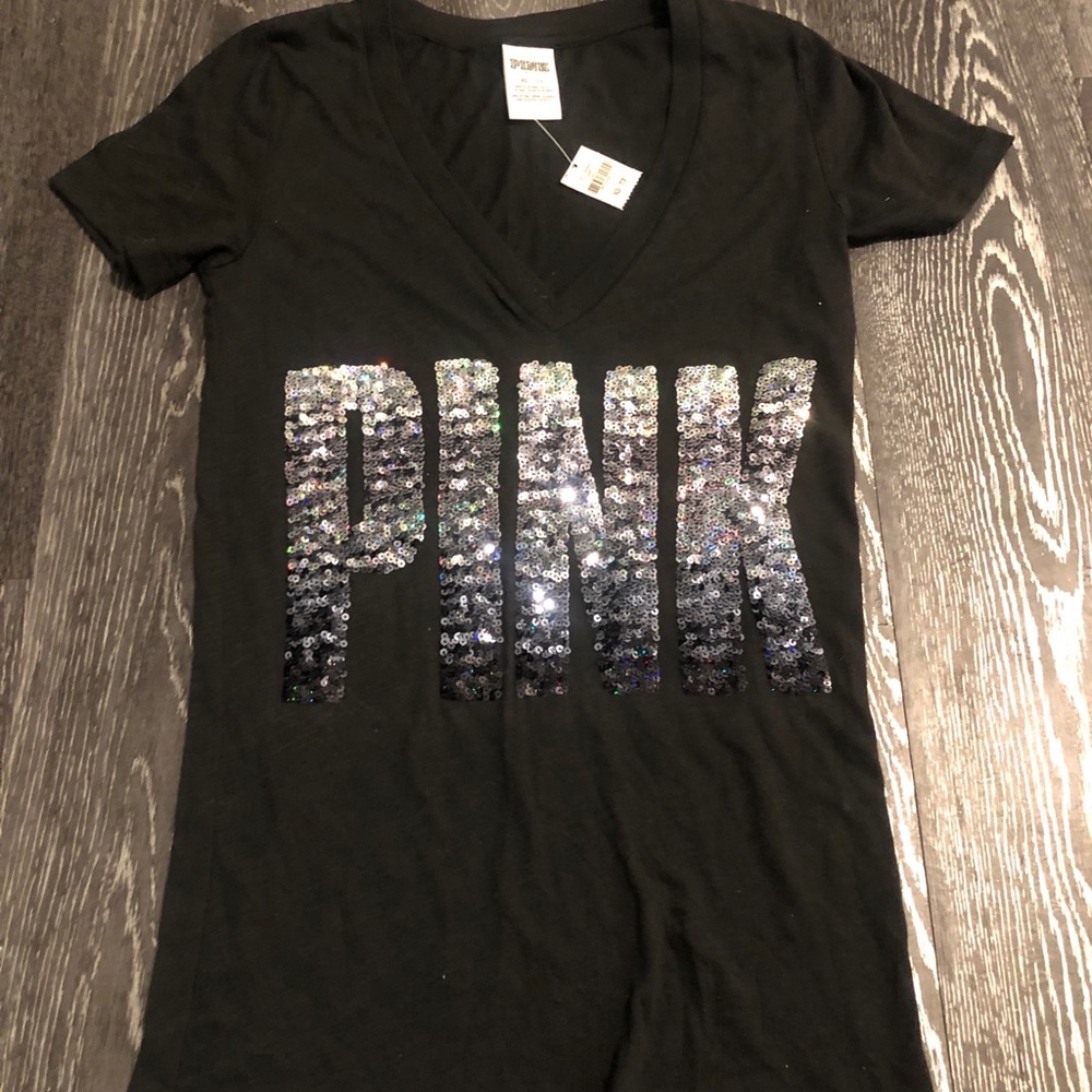 Victoria Secret Pink Sequin shirt